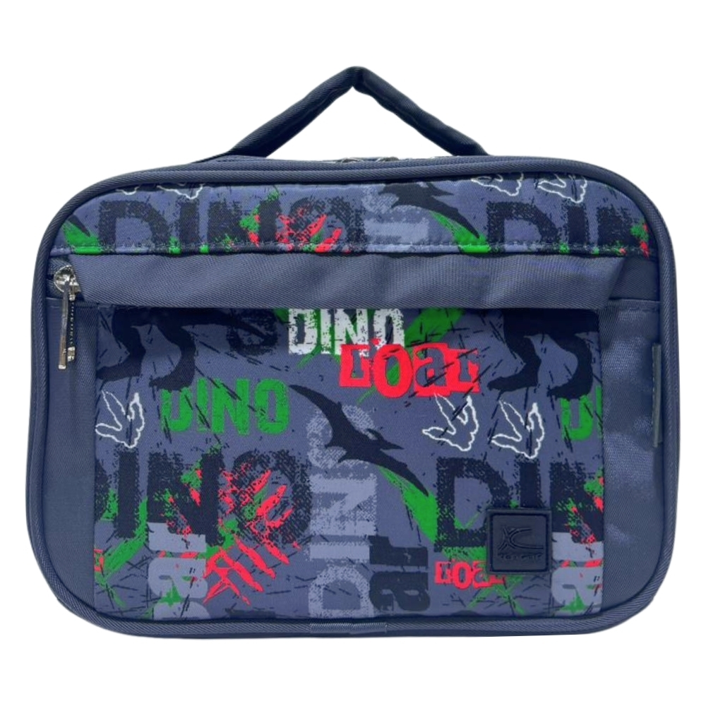 CARTUCHERA ORGANIZADORA PENCIL KENGAR - PLOMO ESTAMPADO 1 - 2