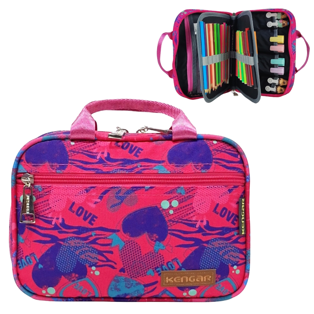 CARTUCHERA ORGANIZADORA POWER - ESTAMPADO MUJER 2 - 1
