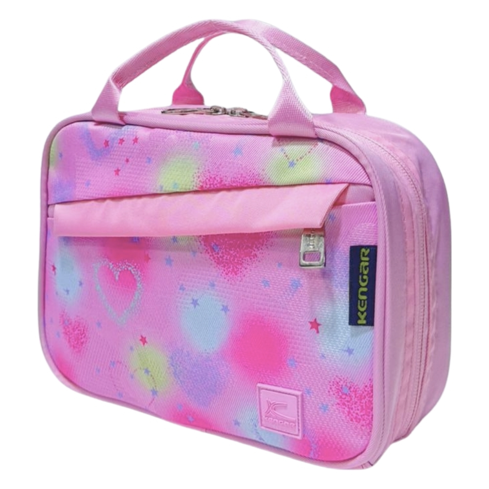 CARTUCHERA ORGANIZADORA XL KENGAR ROSADO DISEÑO 3 - 4