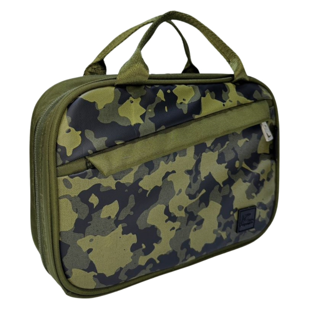CARTUCHERA ORGANIZADORA XL KENGAR RANGER VERDE MILITAR - 5