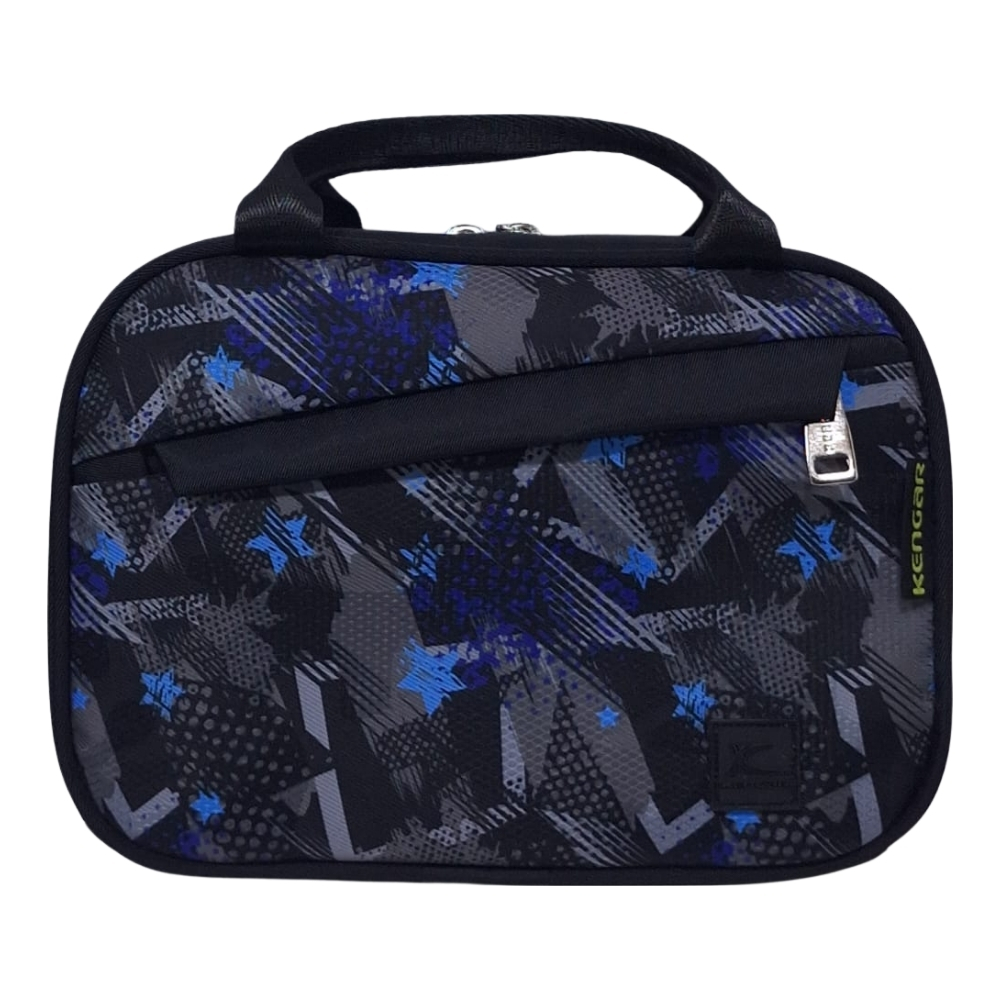 CARTUCHERA ORGANIZADORA XL KENGAR NEGRO DISEÑO 1 - 2