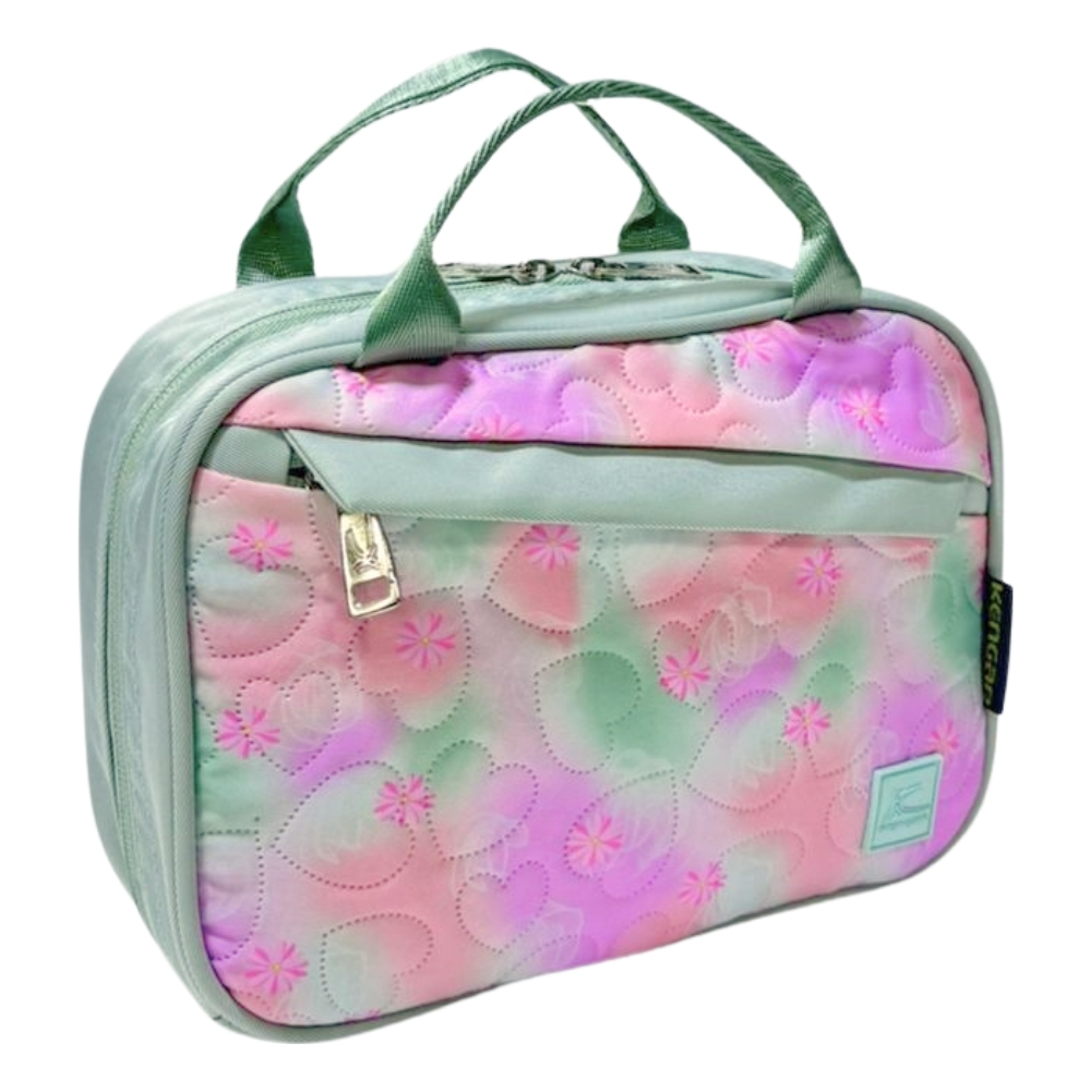 CARTUCHERA ORGANIZADORA XL KENGAR VERDE AGUA - 5