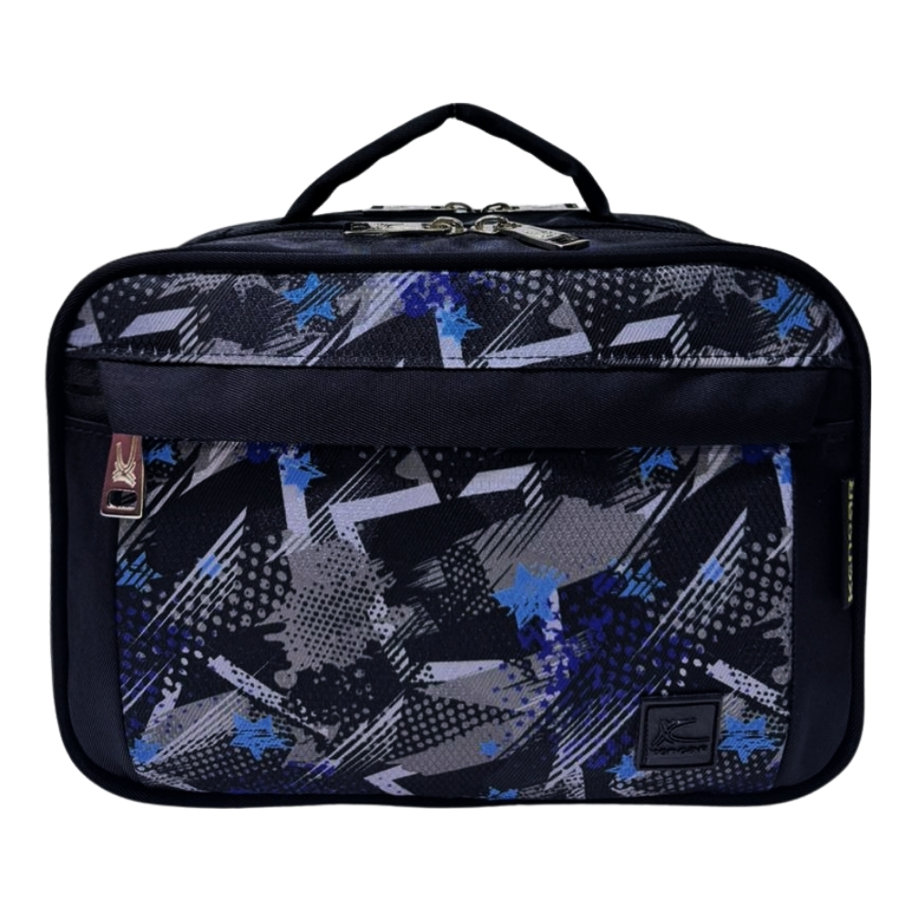 CARTUCHERA ORGANIZADORA PENCIL KENGAR - NEGRO ESTAMPADO NIÑO 1 - 2