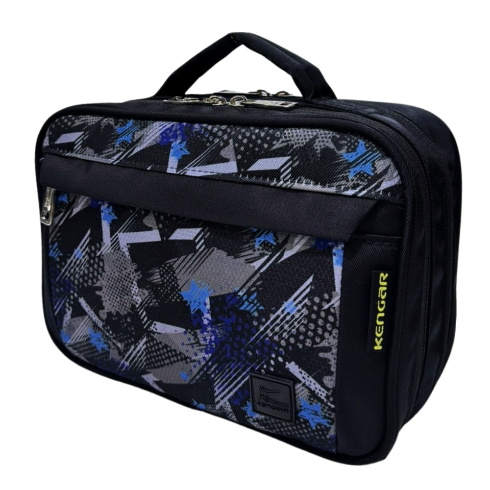 CARTUCHERA ORGANIZADORA PENCIL KENGAR - NEGRO ESTAMPADO NIÑO 1 - 6