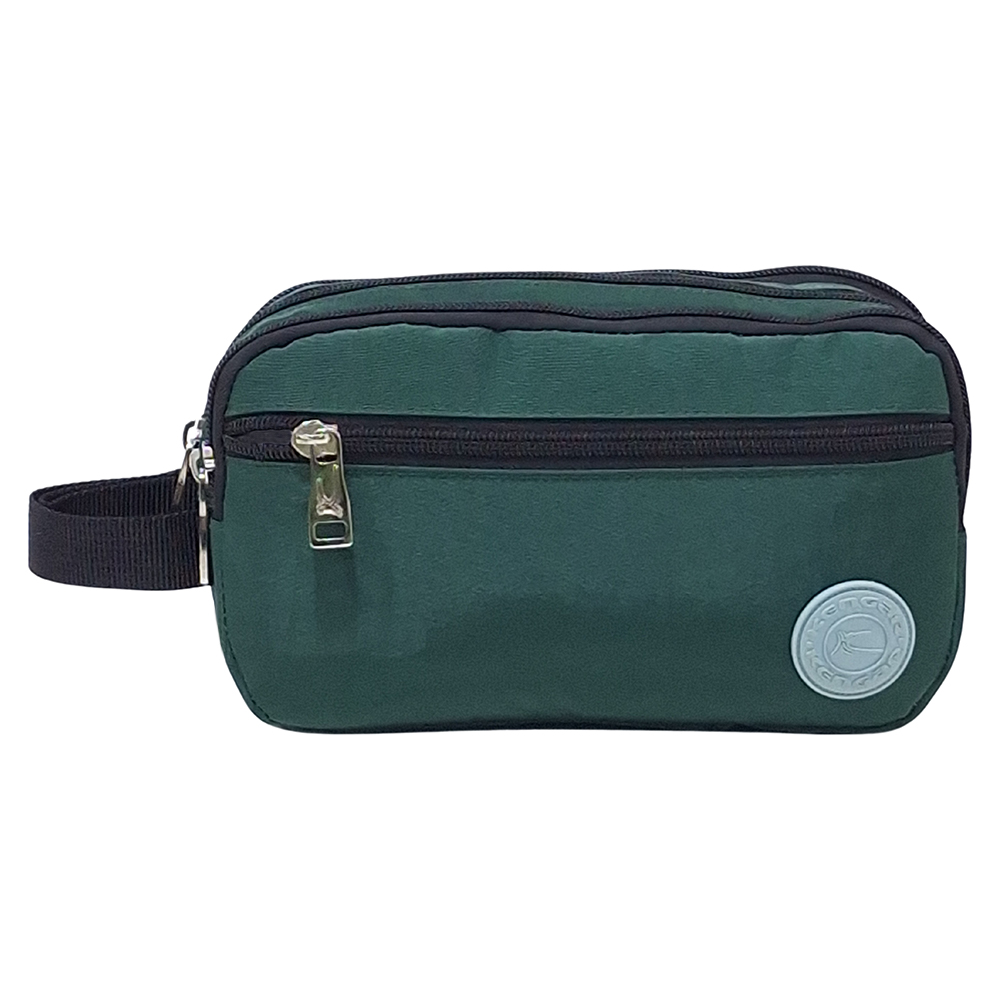 CARTUCHERA ORGANIZADORA KENGAR MODELO STAR - VERDE BOTELLA - 2