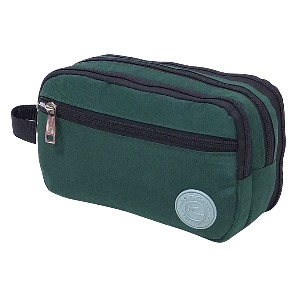 CARTUCHERA ORGANIZADORA KENGAR MODELO STAR - VERDE BOTELLA - 3