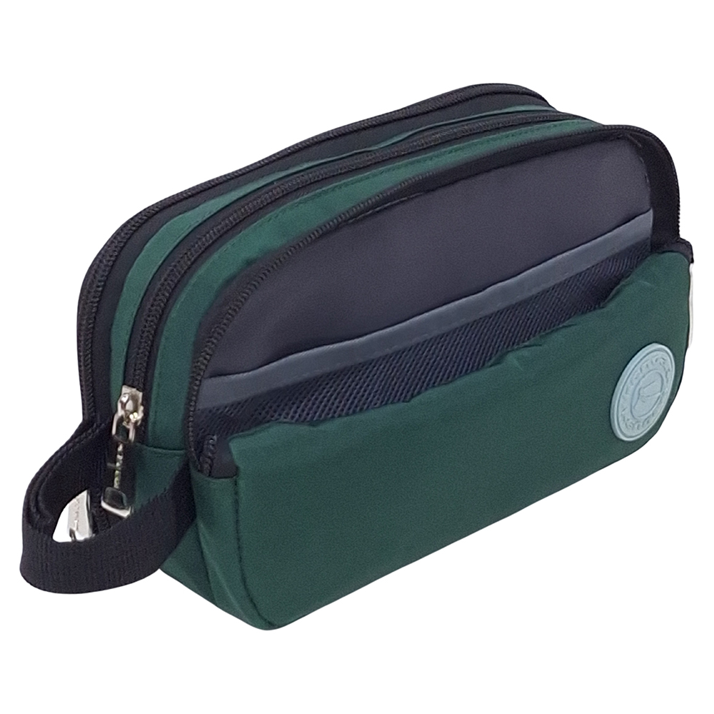 CARTUCHERA ORGANIZADORA KENGAR MODELO STAR - VERDE BOTELLA - 6