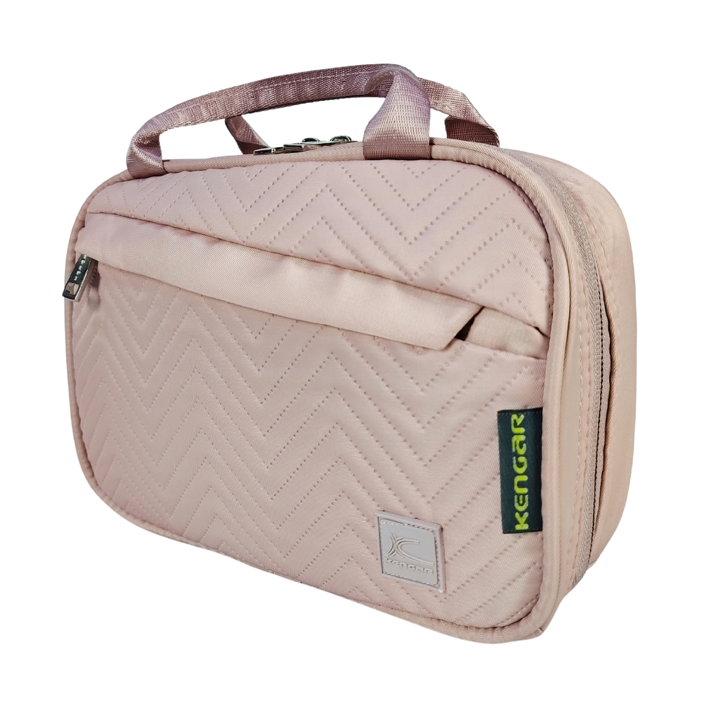 CARTUCHERA ORGANIZADORA XL KENGAR MELÓN PASTEL - 4