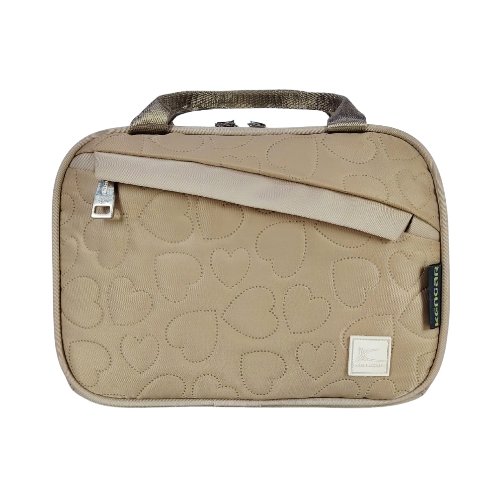 CARTUCHERA ORGANIZADORA XL KENGAR BEIGE - 2