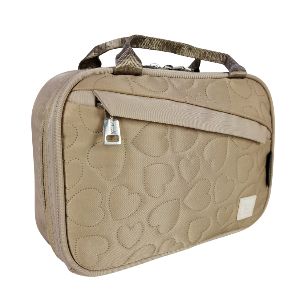 CARTUCHERA ORGANIZADORA XL KENGAR BEIGE - 5