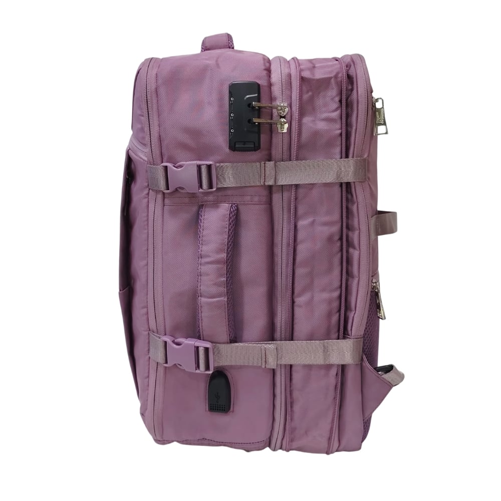 MOCHILA VIAJERA TRENDY KENGAR - ACEITUNA - 5