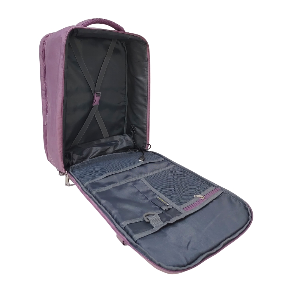 MOCHILA VIAJERA TRENDY KENGAR - ACEITUNA - 8