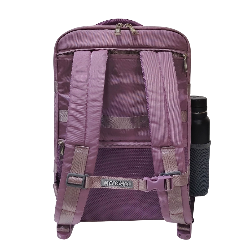 MOCHILA VIAJERA TRENDY KENGAR - ACEITUNA - 9