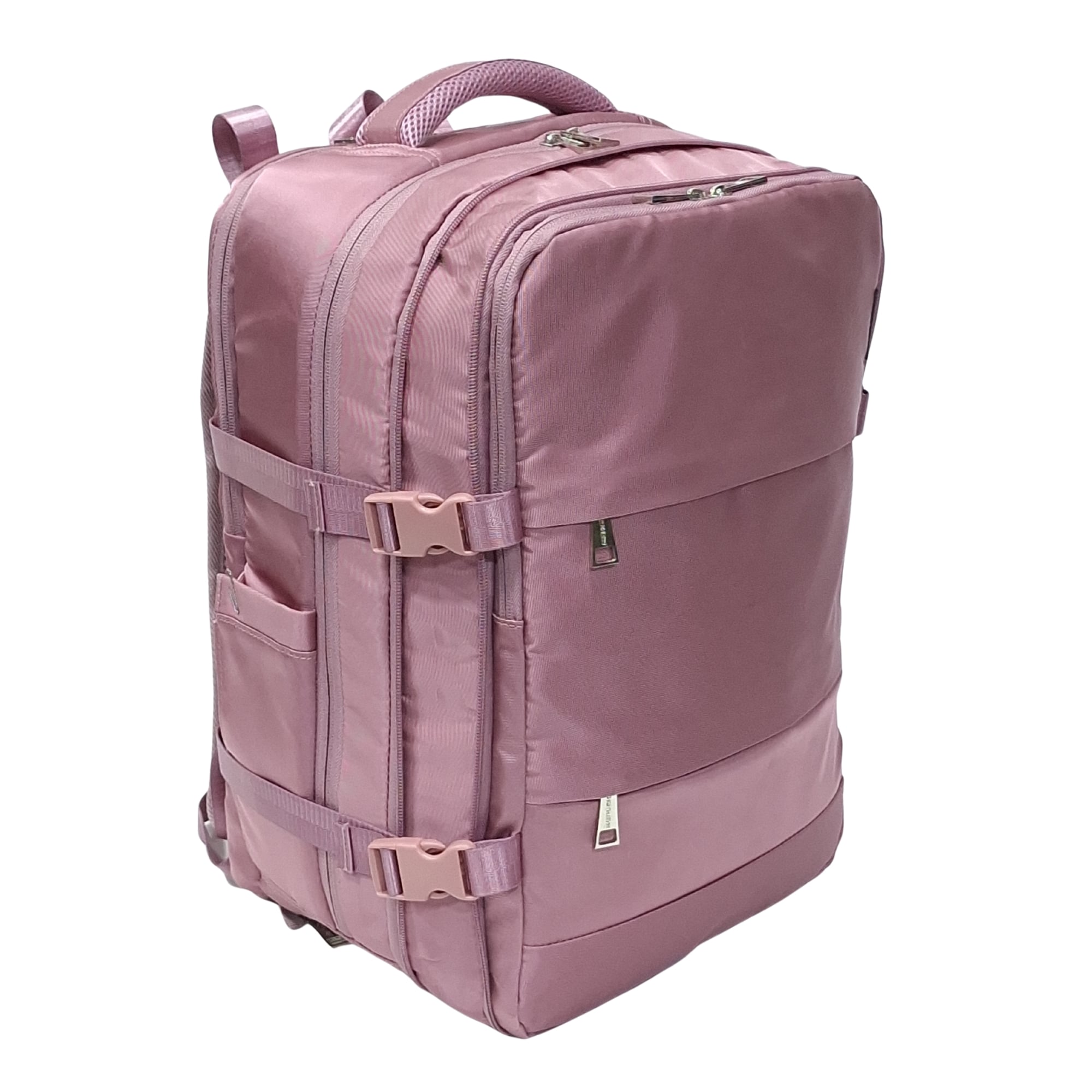 MOCHILA VIAJERA PALO ROSA + LONCHERA MAGIC FUCSIA DE REGALO - 3