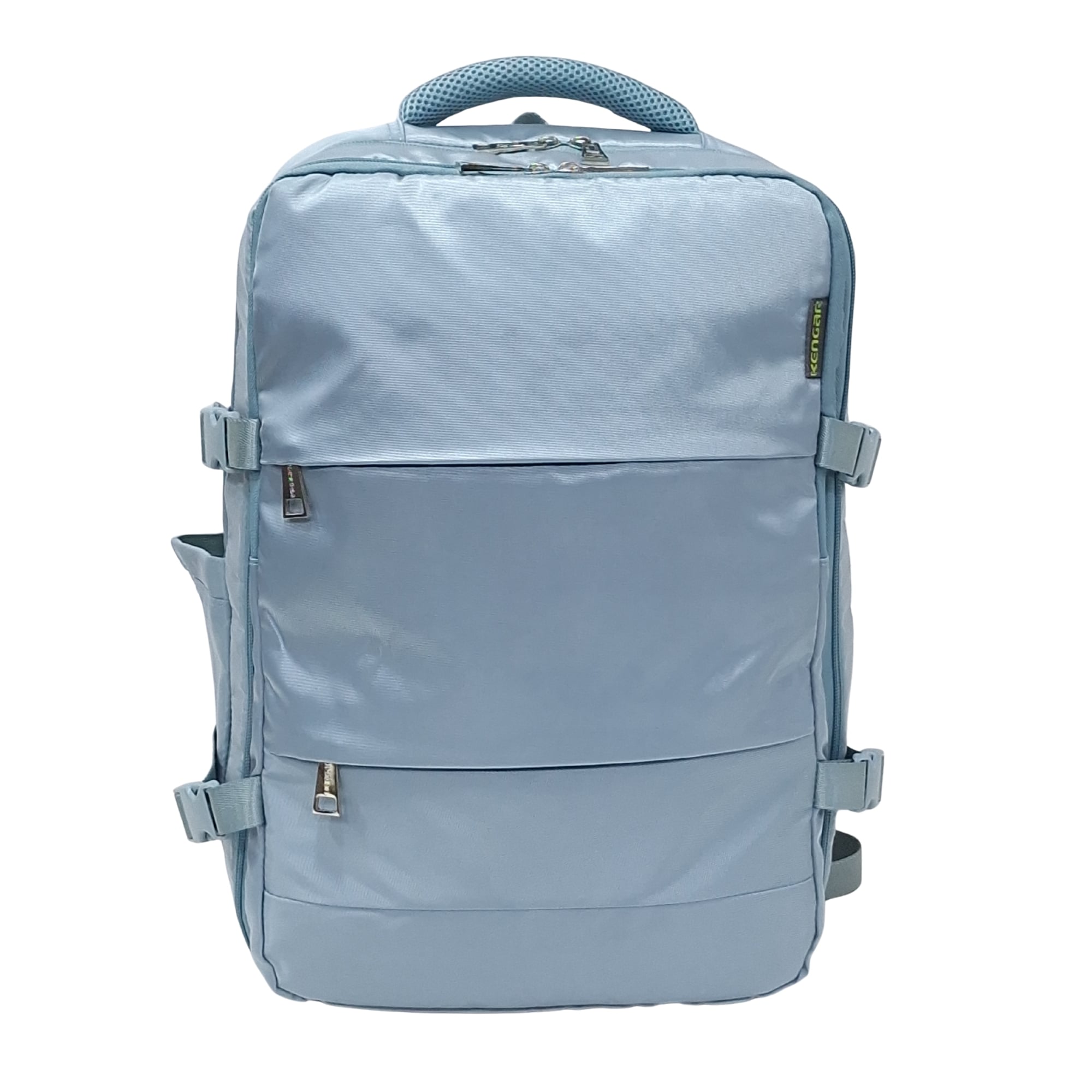MOCHILA VIAJERA VERDE CEMENTO + LONCHERA MAGIC UVA DE REGALO - 2
