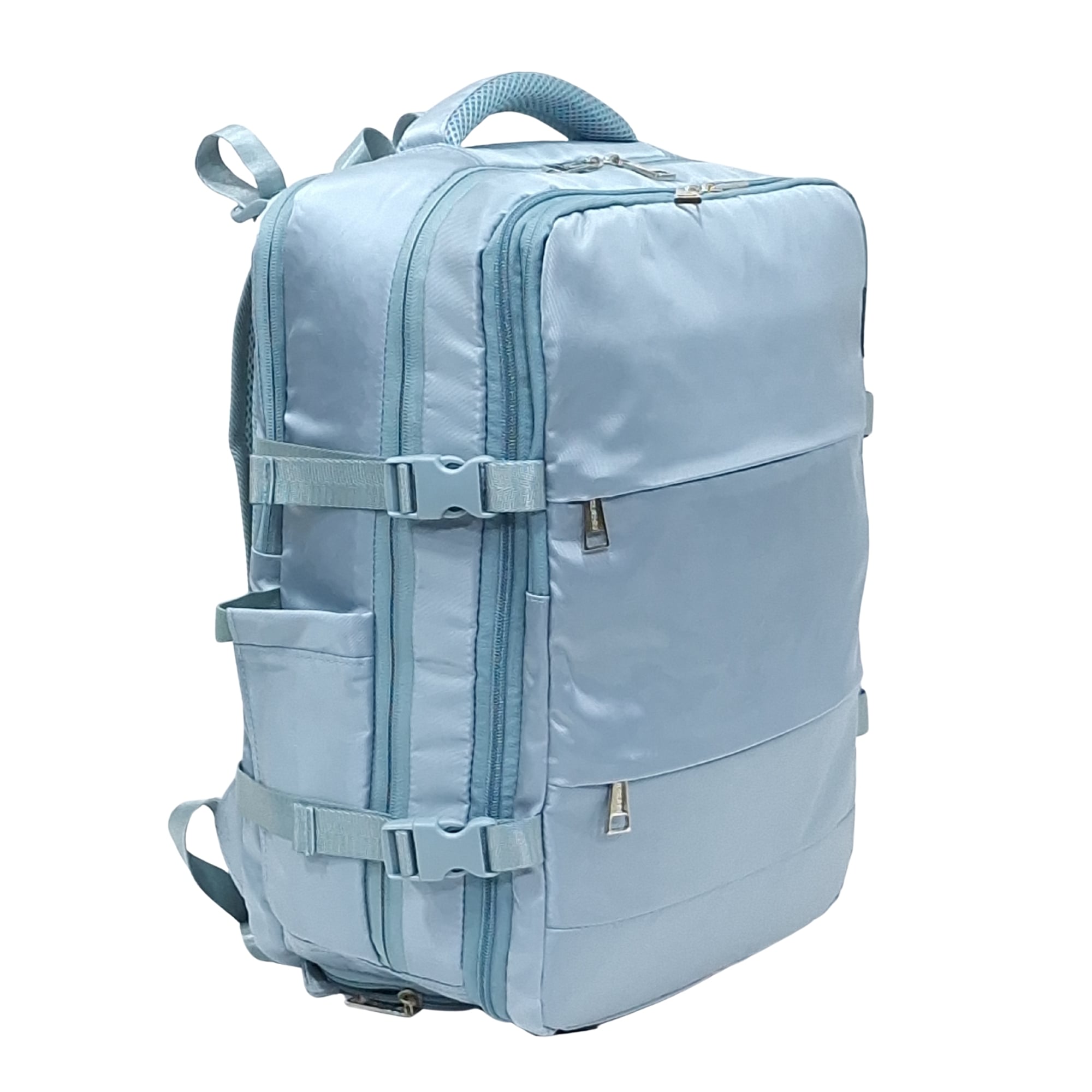 MOCHILA VIAJERA VERDE CEMENTO + LONCHERA MAGIC UVA DE REGALO - 3