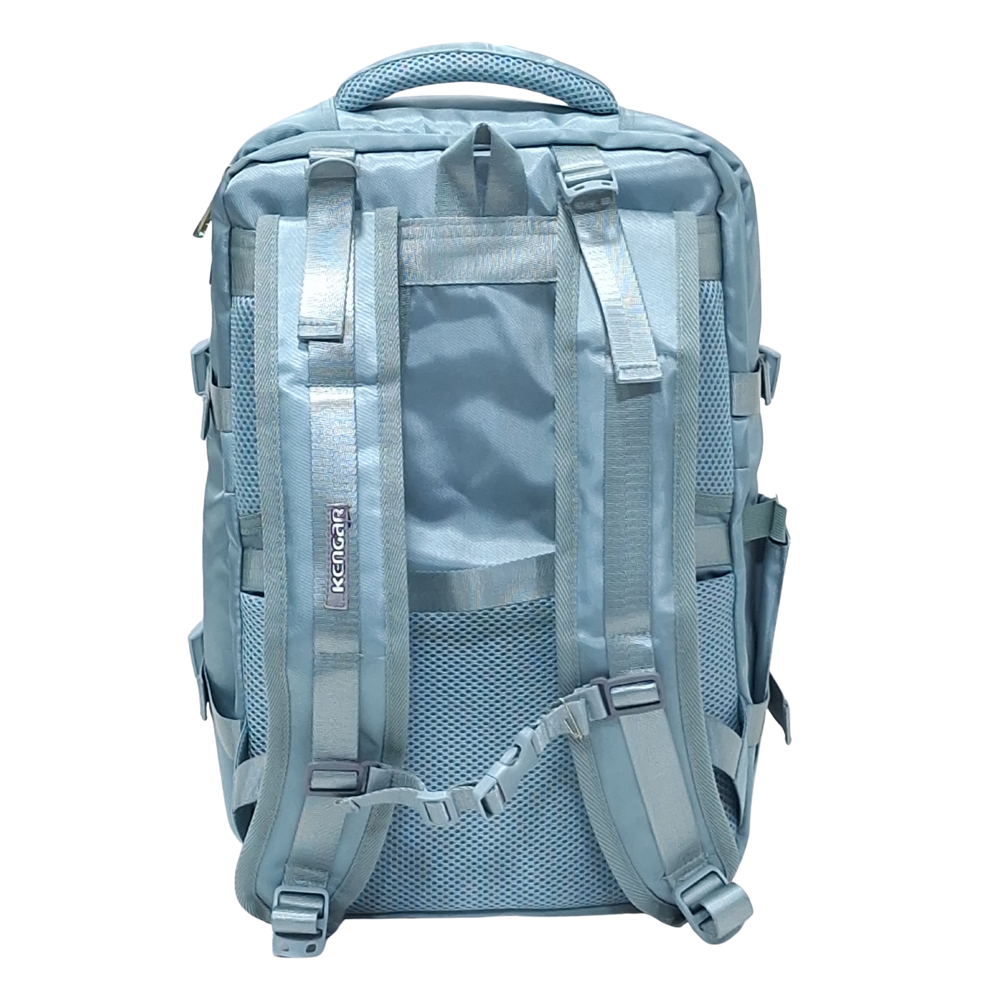 MOCHILA VIAJERA VERDE PASTEL + LONCHERA MAGIC MORADO DE REGALO - 5