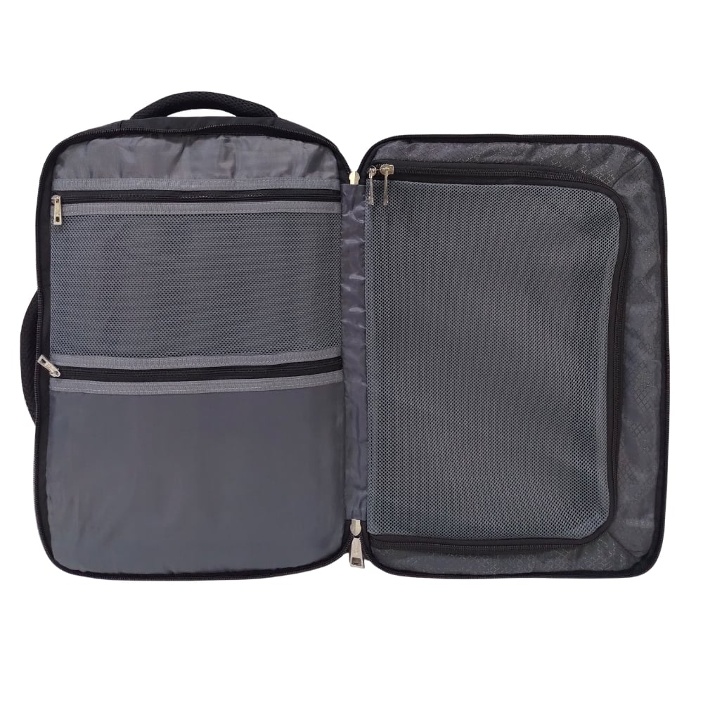 MOCHILA VIAJERA TRENDY KENGAR - NEGRO - 3