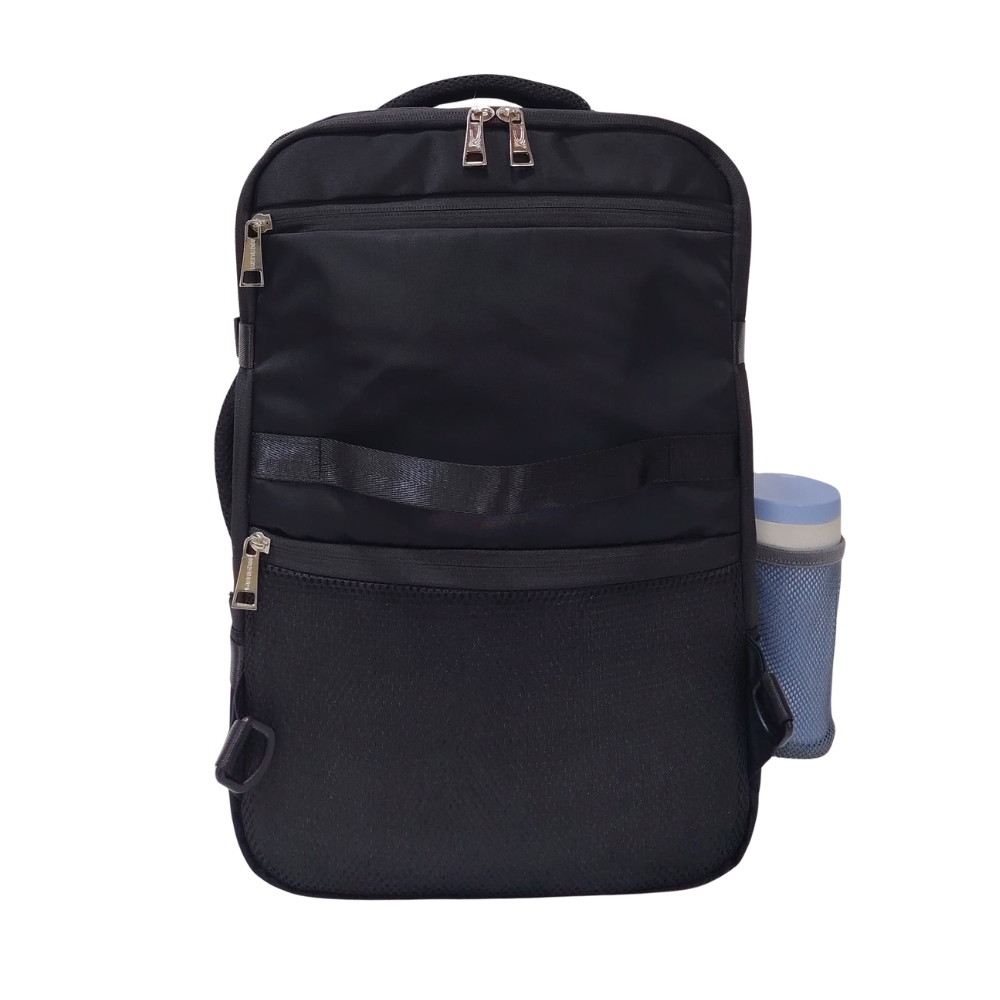 MOCHILA VIAJERA TRENDY KENGAR - NEGRO - 8