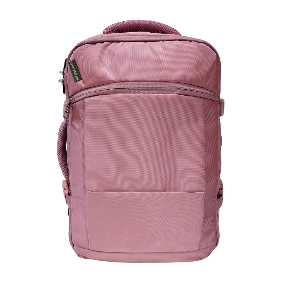 MOCHILA VIAJERA TRENDY KENGAR - PALO ROSA - 2