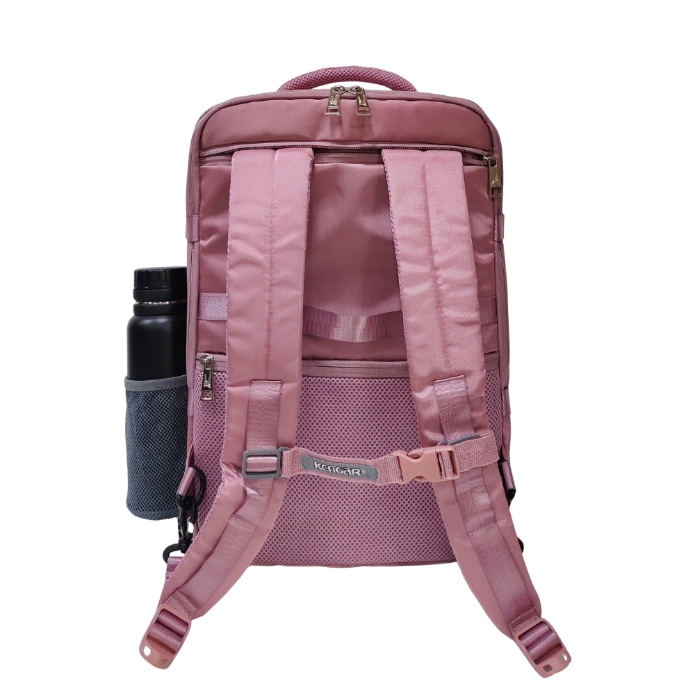 MOCHILA VIAJERA TRENDY KENGAR - PALO ROSA - 7