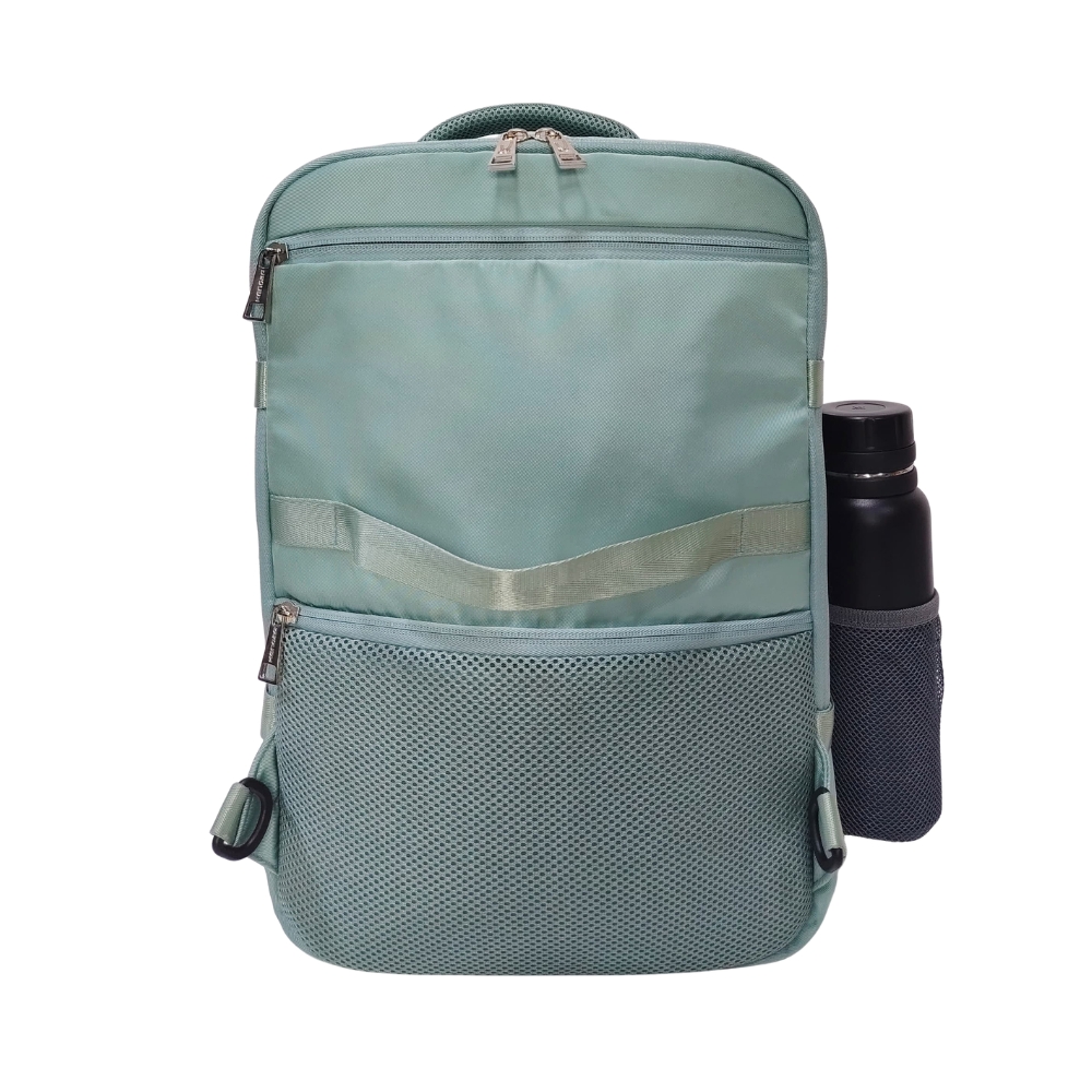 MOCHILA VIAJERA TRENDY KENGAR - VERDE AGUA - 8