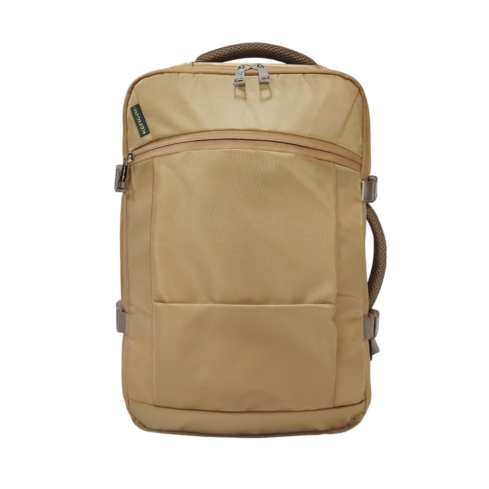 MOCHILA VIAJERA TRENDY KENGAR - BEIGE - 2