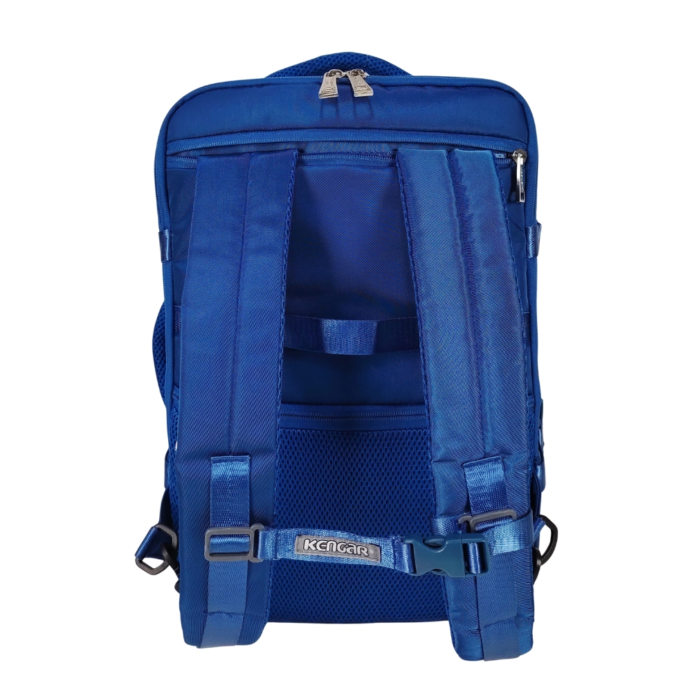 MOCHILA VIAJERA TRENDY KENGAR - ACERO - 7
