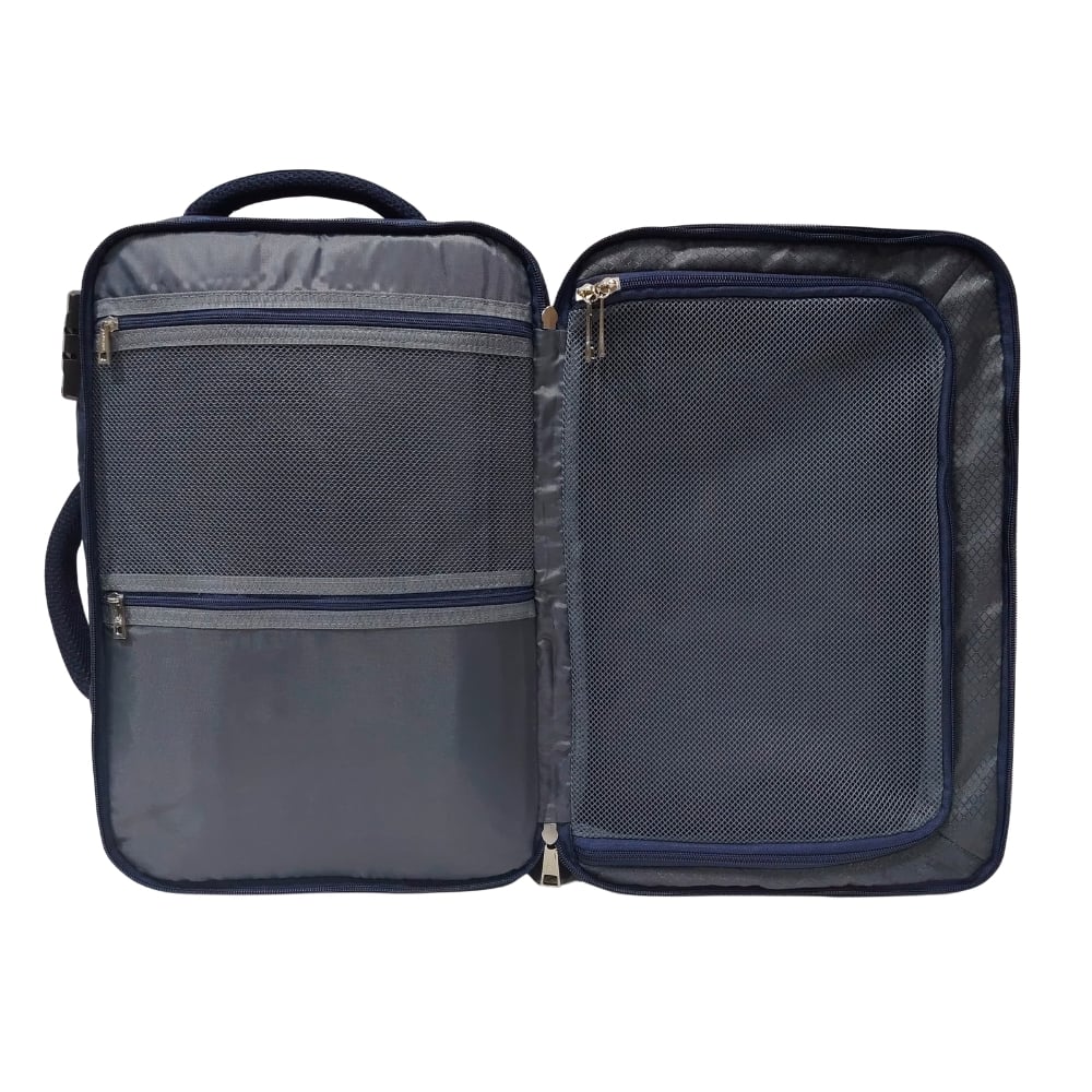 MOCHILA VIAJERA TRENDY KENGAR - AZUL - 3