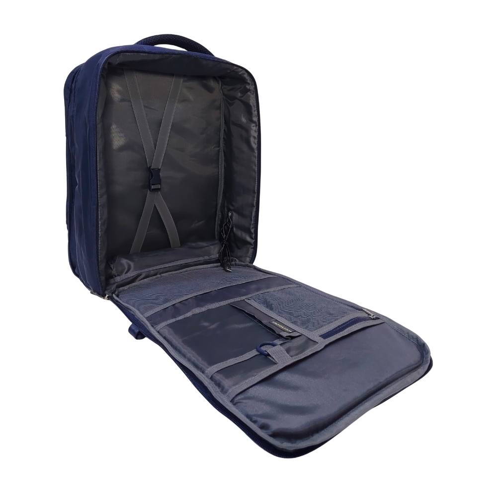 MOCHILA VIAJERA TRENDY KENGAR - AZUL - 6