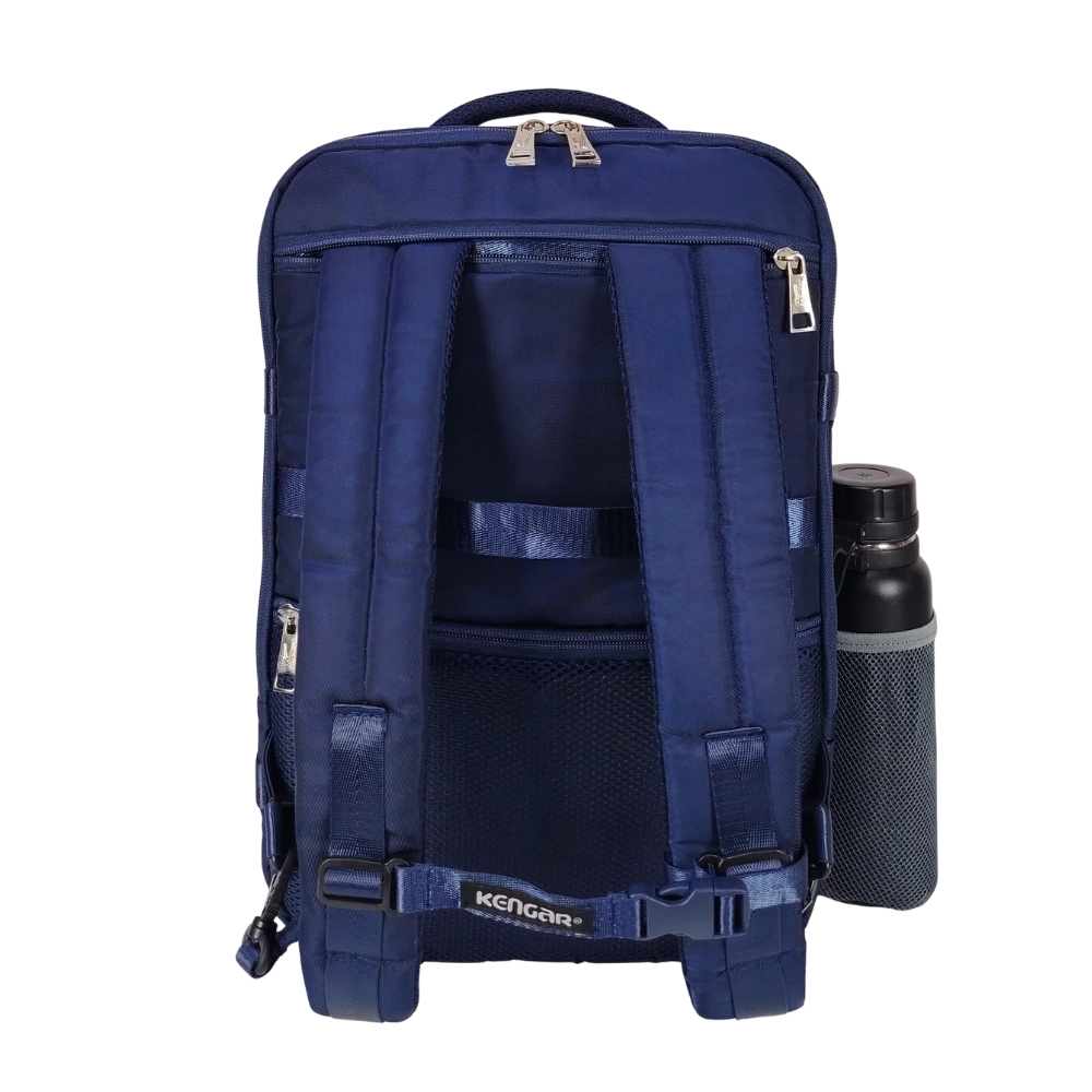 MOCHILA VIAJERA TRENDY KENGAR - AZUL - 7
