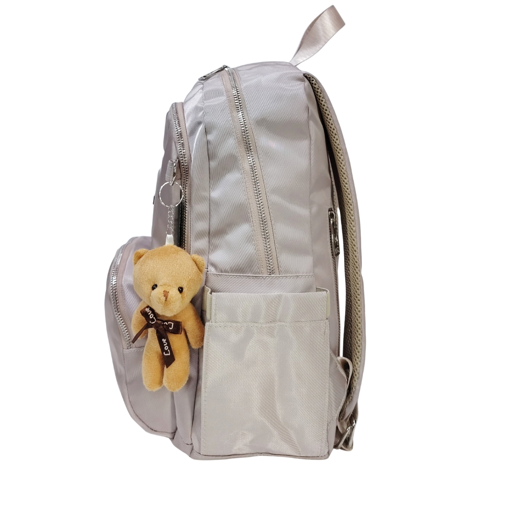 MOCHILA MODELO PRINT A4 KENGAR - ARENA PASTEL - 4