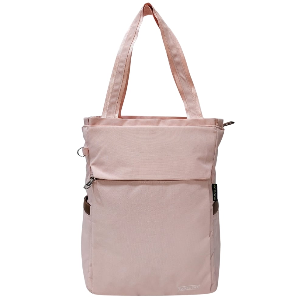 BOLSO MOCHILA VIAJERA MODELO RENATA - ROSA PASTEL - 1