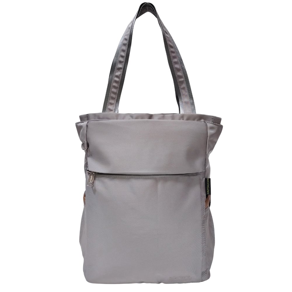BOLSO MOCHILA VIAJERA MODELO RENATA - PLOMO PLATA - 1