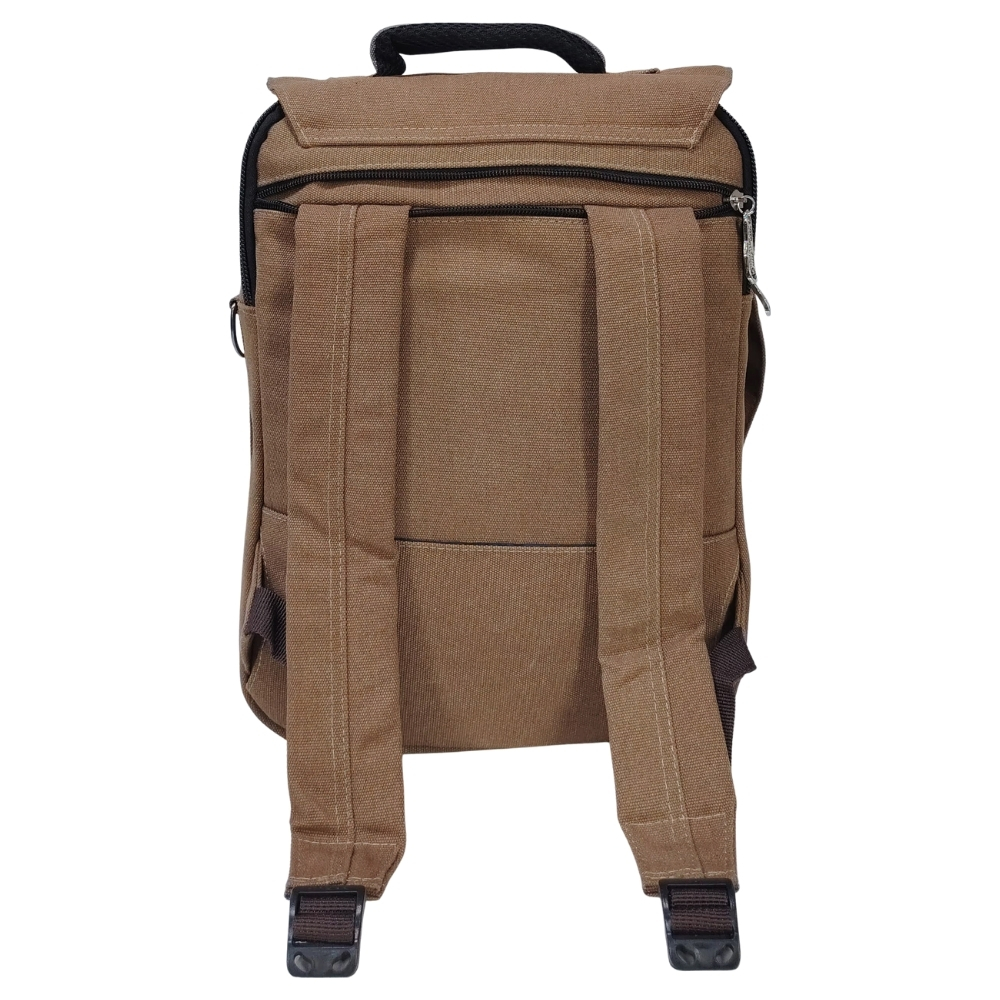 MORRAL MOCHILA MODELO PYG KENGAR - HABANO - 8