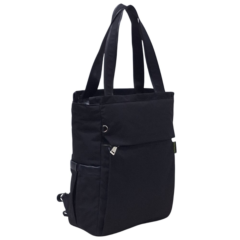 BOLSO MOCHILA VIAJERA MODELO RENATA - NEGRO - 3