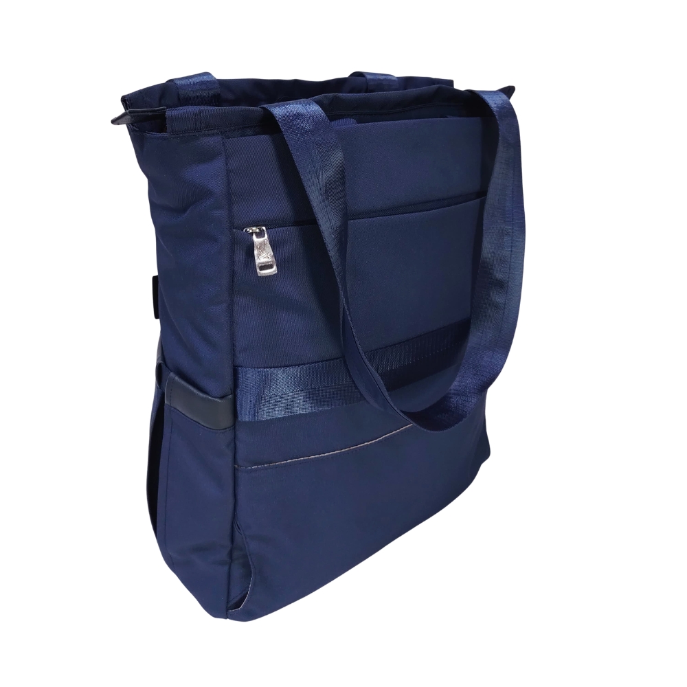BOLSO MOCHILA VIAJERA MODELO RENATA - AZUL - 6