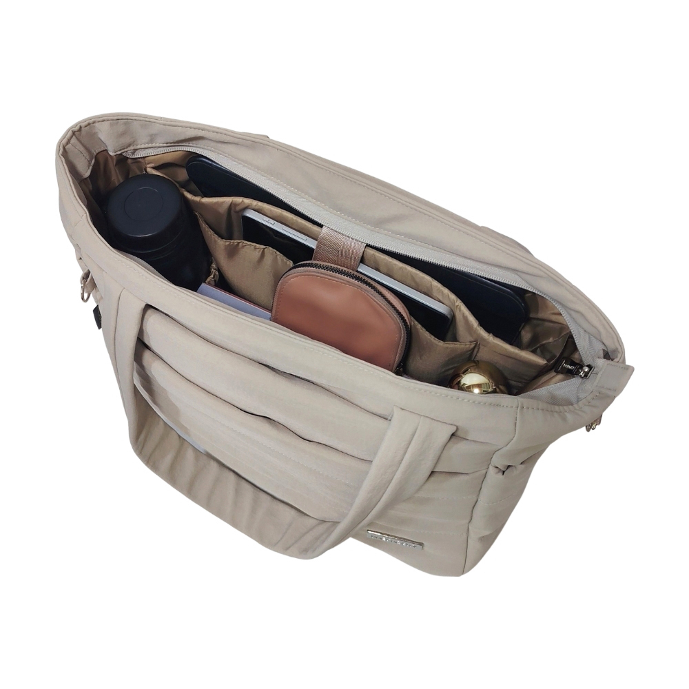 BOLSO VALENTINA KENGAR - CREMA CLARO - 2