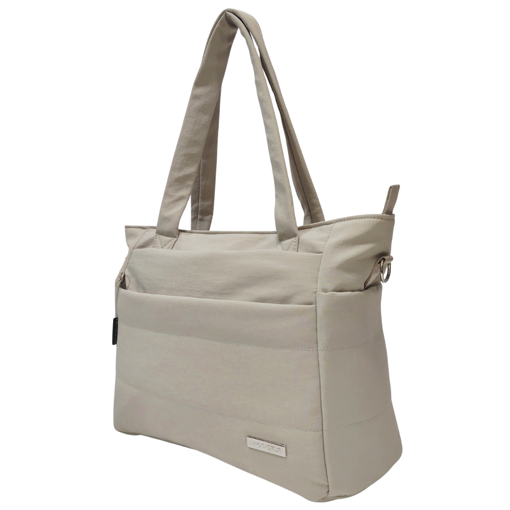 BOLSO VALENTINA KENGAR - CREMA CLARO - 4