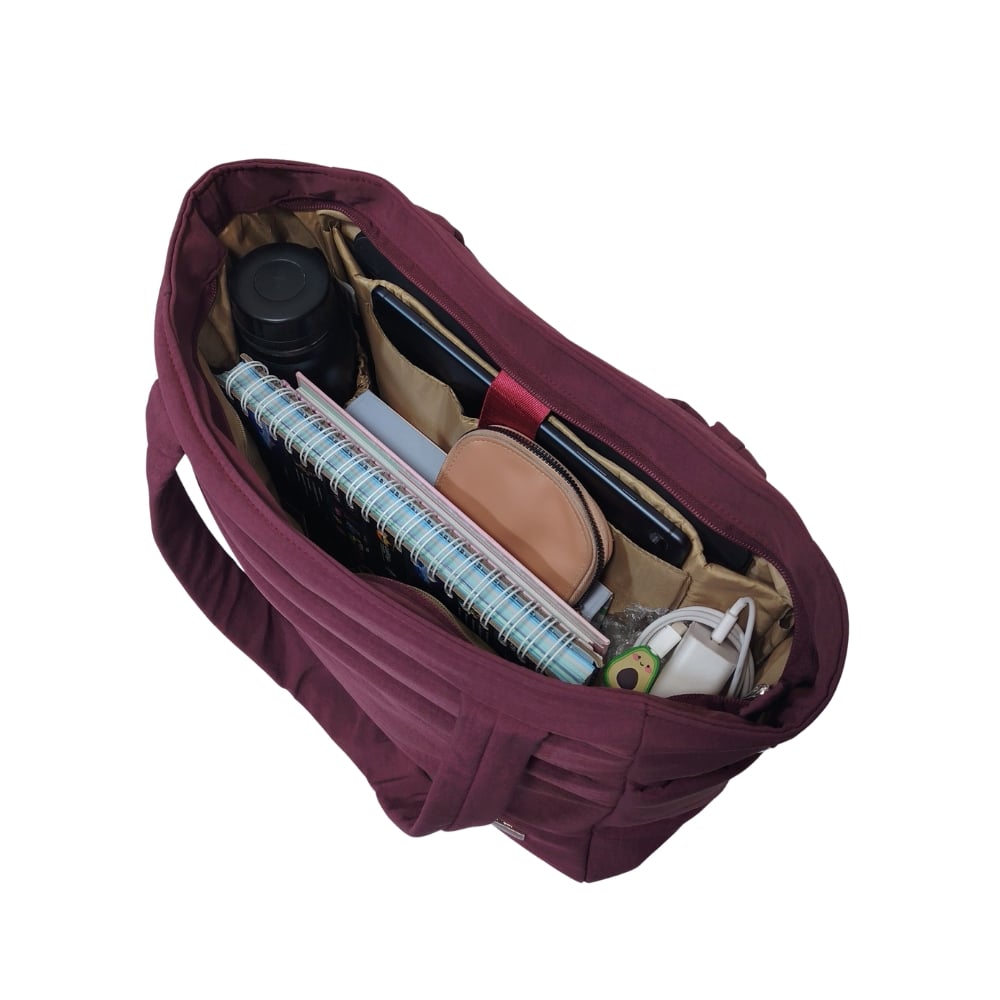 BOLSO VALENTINA KENGAR - GUINDA - 2