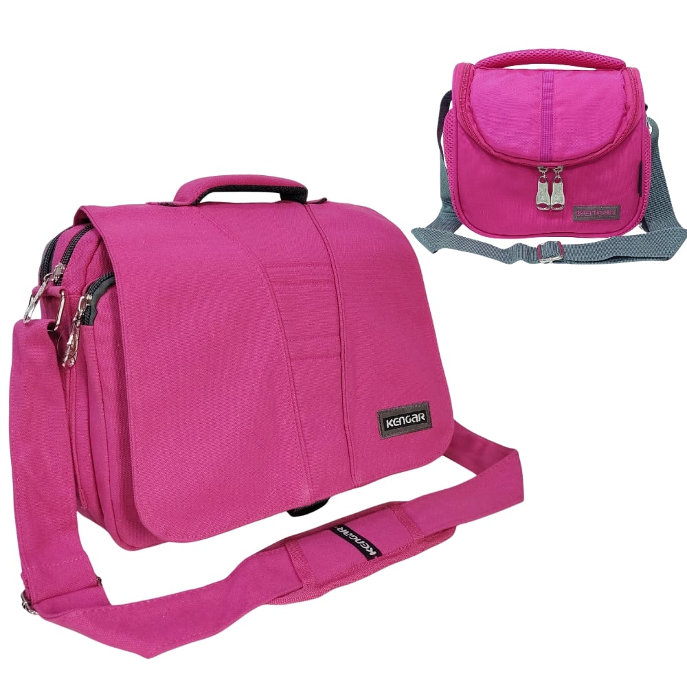 COMBO MORRAL GYM + LONCHERA CARS - FUCSIA - 1