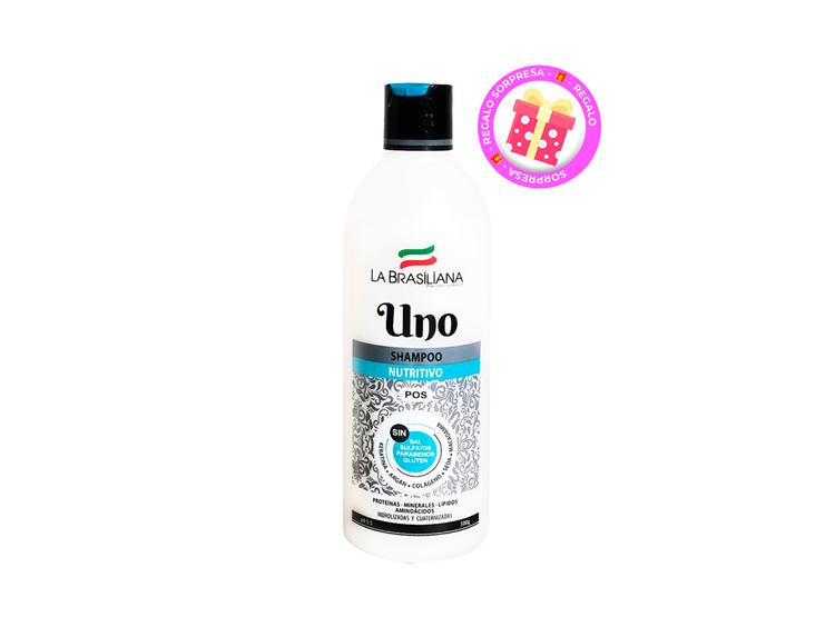 SHAMPO UNO- POS 500GR - LA BRASILIANA + REGALO - 1