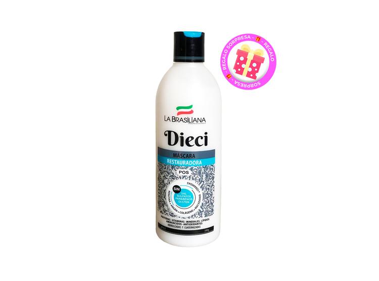 MASCARA RECONSTRUTORA DIECI- POS 500GR - LA BRASILIANA+ REGALO - 1