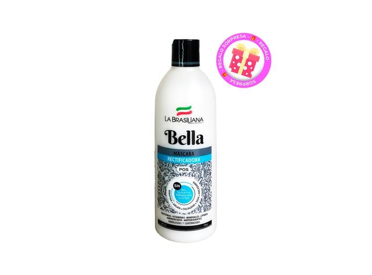 MÁSCARA RECTIFICADORA BELLA - POS 500GR - LA BRASILIANA + REGALO - 1