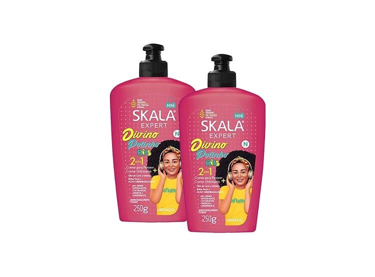 CREMA DE PEINAR DIVINO POTINHO - SKALA PARA NIÑOS 250ML 2 UNID - 1