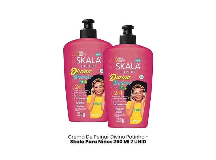 CREMA DE PEINAR DIVINO POTINHO - SKALA PARA NIÑOS 250ML 2 UNID - 2