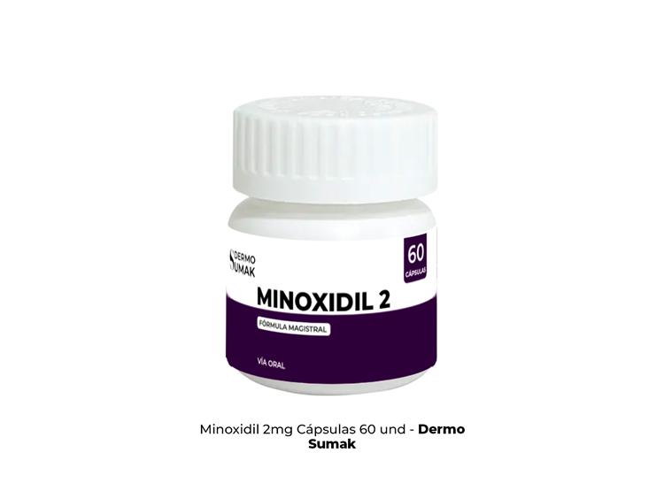 MINOXIDIL 2MG 60 CAPSULAS DERMO SUMAK - 2
