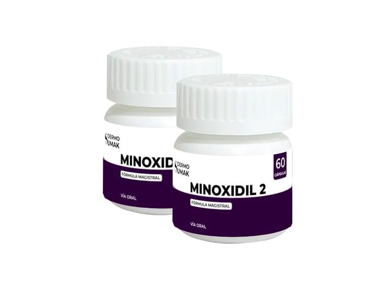 MINOXIDIL 2MG X 60 CAPSULAS - DERMO SUMAK 2 UND - 1
