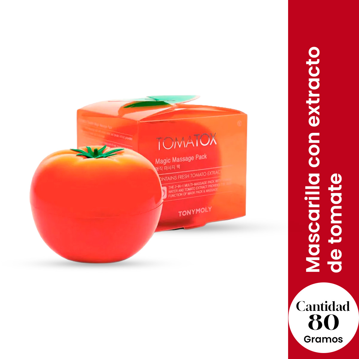MASCARILLA TOMATOX 80GR MAGIC MASSAGE - TONYMOLY - 1