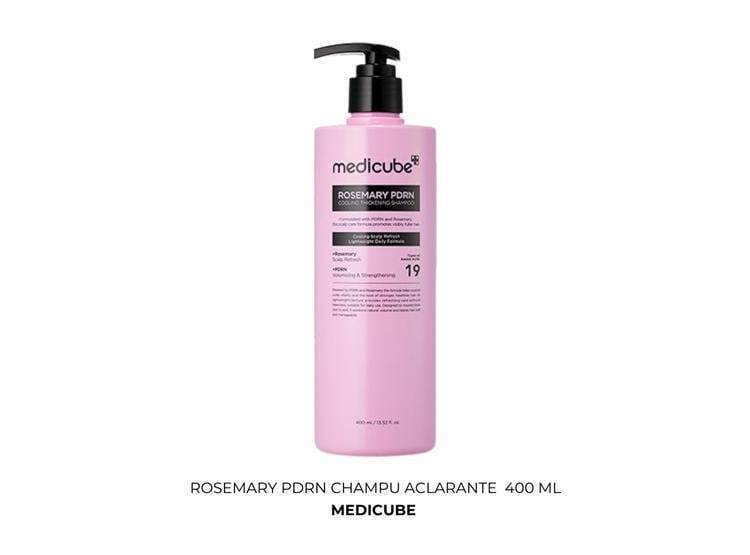 MEDICUBE ROSEMARY PDRN CHAMPU ACLARANTE 400 ML - 2